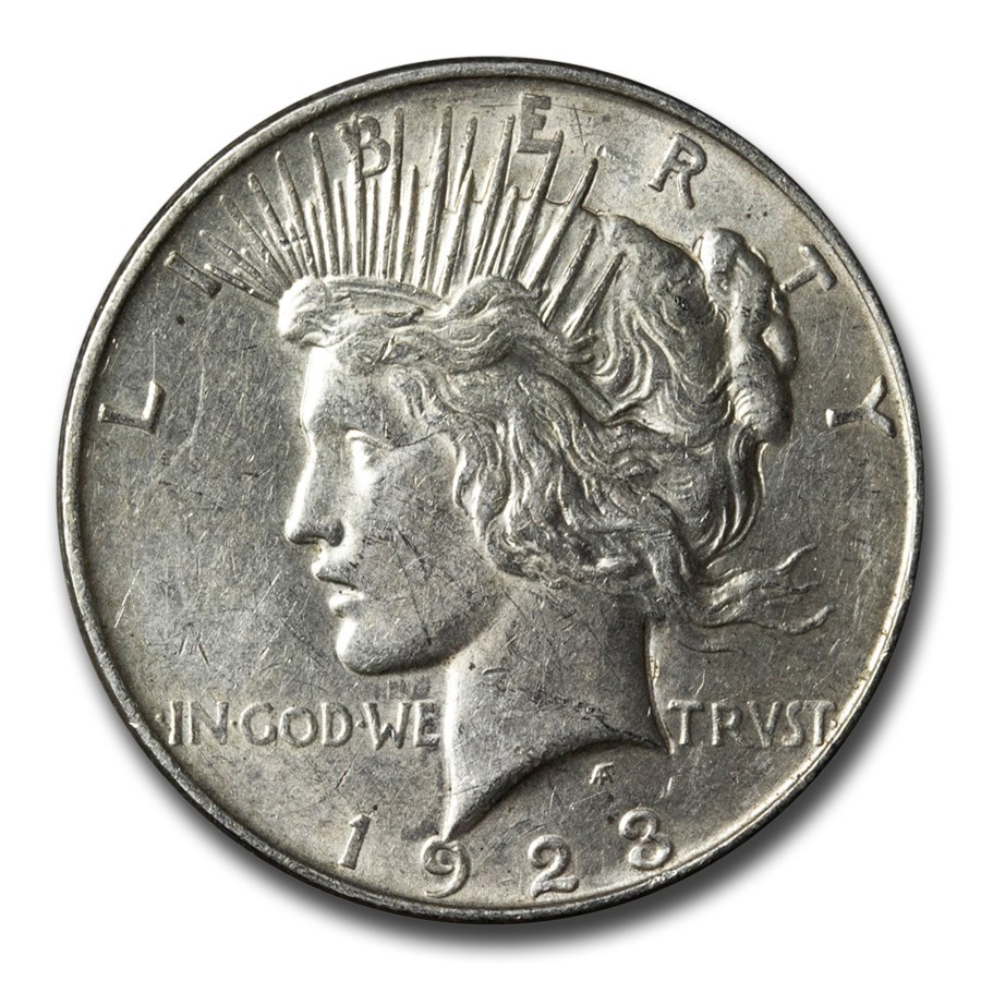 1923-D Peace Dollar VG/XF