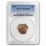1923 Lincoln Cent MS-64 PCGS (Red)