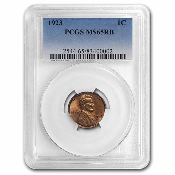 1923 Lincoln Cent MS-65 PCGS (Red/Brown) 1923 Lincoln Cent MS-65 PCGS (Red/Brown)