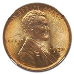 1923 Lincoln Cent MS-66 NGC (Red)