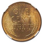 1923 Lincoln Cent MS-66 NGC (Red)