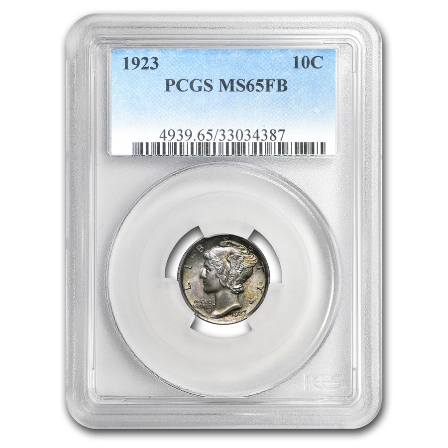 1923 Mercury Dime MS-65 PCGS (FSB)