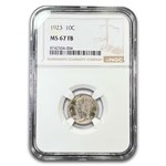 1923 Mercury Dime MS-67 NGC (FB)
