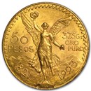 1923 Mexico Gold 50 Pesos BU