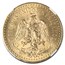 1923 Mexico Gold 50 Pesos MS-62 NGC