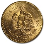 1923 Mexico Gold 50 Pesos MS-62 PCGS