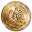 1923 Mexico Gold 50 Pesos MS-64 NGC