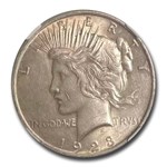 1923 Peace Dollar AU-53 NGC (VAM-1D Whisker Cheek EDS, Top-50)