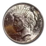 1923 Peace Dollar AU-58 PCGS (VAM-1D Whisker Cheek)