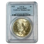 1923 Peace Dollar MS-62 PCGS (VAM-1A, Whisker Jaw, Top-50)