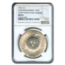 1923 Peace Dollar MS-63 NGC (Counterstamped 1978 Camp David) 1923 Peace Dollar MS-63 NGC (Counterstamped 1978 Camp David)