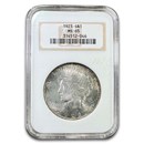 1923 Peace Dollar MS-65 NGC (Toned)