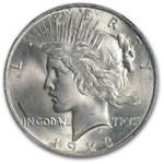1923 Peace Dollar MS-65 NGC (VAM-1V, Extra Hair)