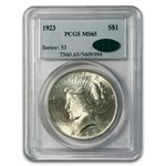 1923 Peace Dollar MS-65 PCGS CAC
