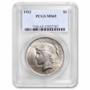 1923 Peace Dollar MS-65 PCGS