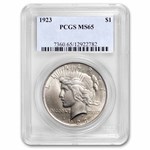 1923 Peace Dollar MS-65 PCGS