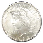 1923 Peace Dollar MS-66 NGC CAC