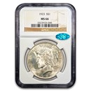 1923 Peace Dollar MS-66 NGC CAC