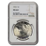 1923 Peace Dollar MS-66+ NGC