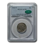 1923-S Buffalo Nickel AU-50 PCGS CAC