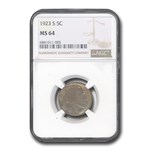 1923-S Buffalo Nickel MS-64 NGC