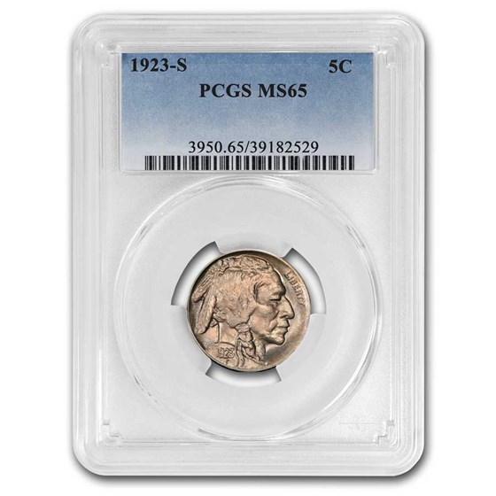 1923-S Buffalo Nickel MS-65 PCGS 1923-S Buffalo Nickel MS-65 PCGS
