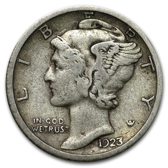 1923-S Mercury Dime VF 1923-S Mercury Dime VF