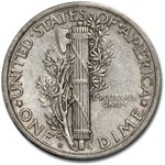 1923-S Mercury Dime XF