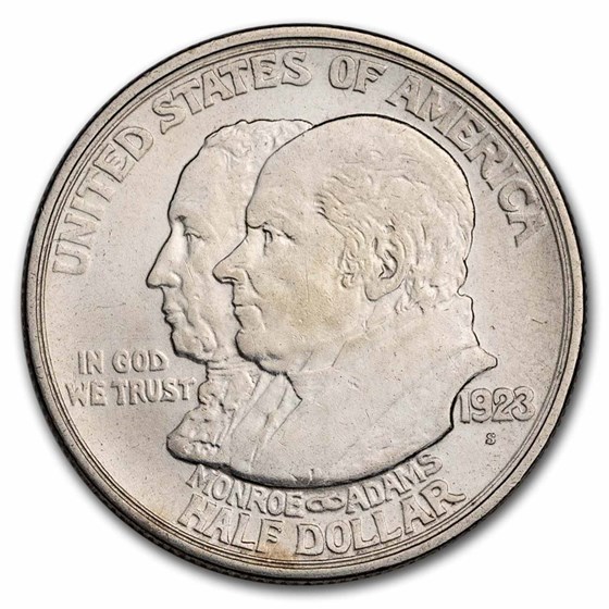1923-S Monroe Doctrine Half BU Details (Cleaned) 1923-S Monroe Doctrine Half BU Details (Cleaned)