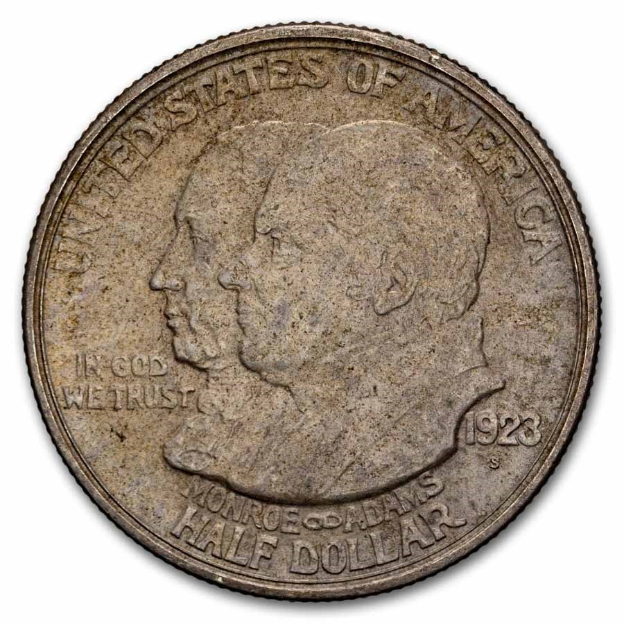 1923-S Monroe Doctrine Half BU (Toned)