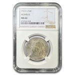 1923-S Monroe Doctrine Half Dollar Commem MS-66 NGC