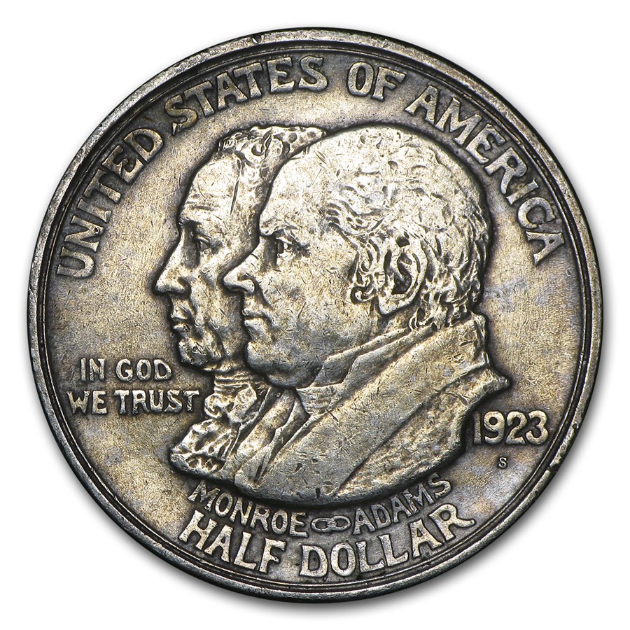 1923-S Monroe Doctrine Half (Low Grade/Cleaned)