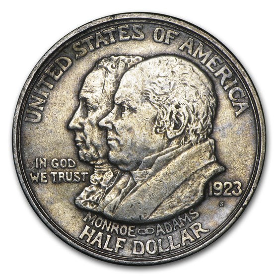 1923-S Monroe Doctrine Half (Low Grade/Cleaned) 1923-S Monroe Doctrine Half (Low Grade/Cleaned)