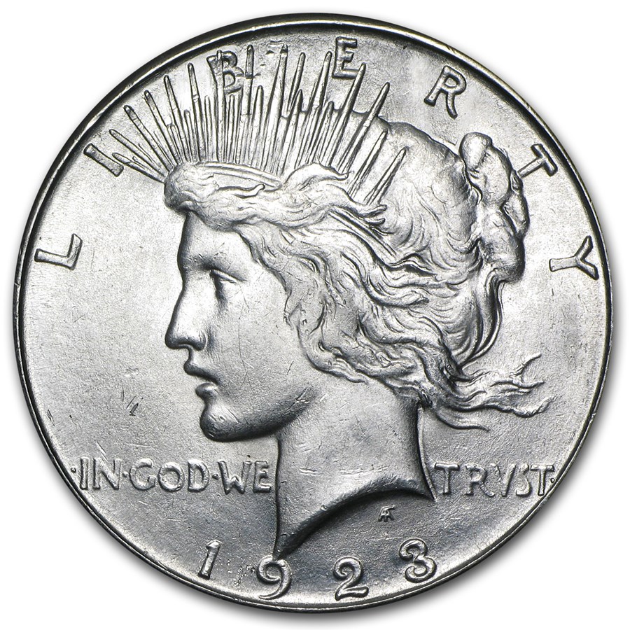 1923-S Peace Dollar BU