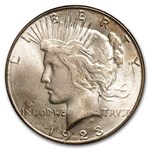 1923-S Peace Dollar MS-64 PCGS