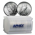 1923-S Peace Silver Dollars BU (20-Coin Roll)