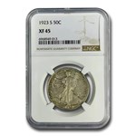1923-S Walking Liberty Half Dollar XF-45 NGC