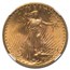 1924 $20 Saint-Gaudens Gold Double Eagle MS-66 NGC