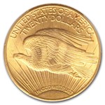 1924 $20 St Gaudens Gold Double Eagle MS-65+ PCGS CAC