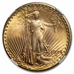 1924 $20 St Gaudens Gold Double Eagle MS-66+ NGC