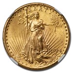 1924 $20 St. Gaudens Gold Double Eagle MS-67 NGC