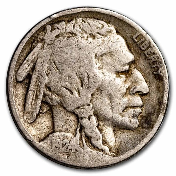 1924 Buffalo Nickel Fine 1924 Buffalo Nickel Fine