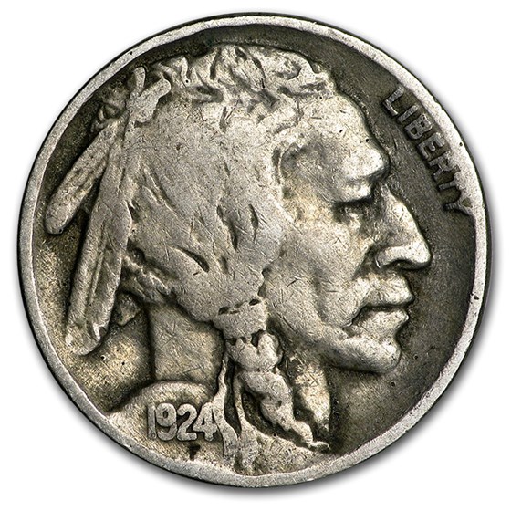 1924 Buffalo Nickel Good+ 1924 Buffalo Nickel Good+