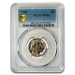 1924 Buffalo Nickel MS-65 PCGS