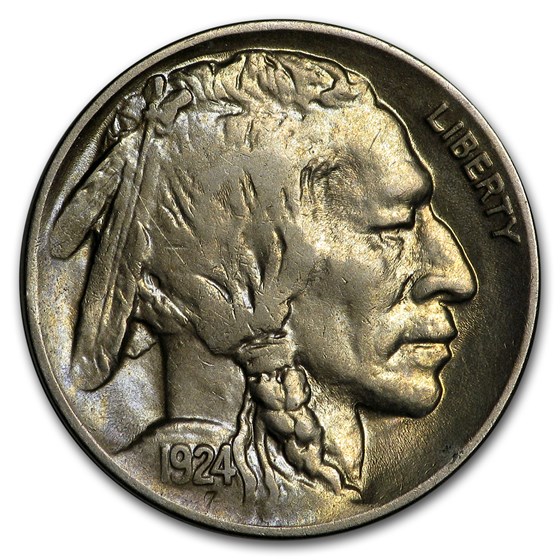 1924-D Buffalo Nickel AU 1924-D Buffalo Nickel AU