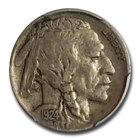 1924-D Buffalo Nickel VF-25 PCGS 1924-D Buffalo Nickel VF-25 PCGS