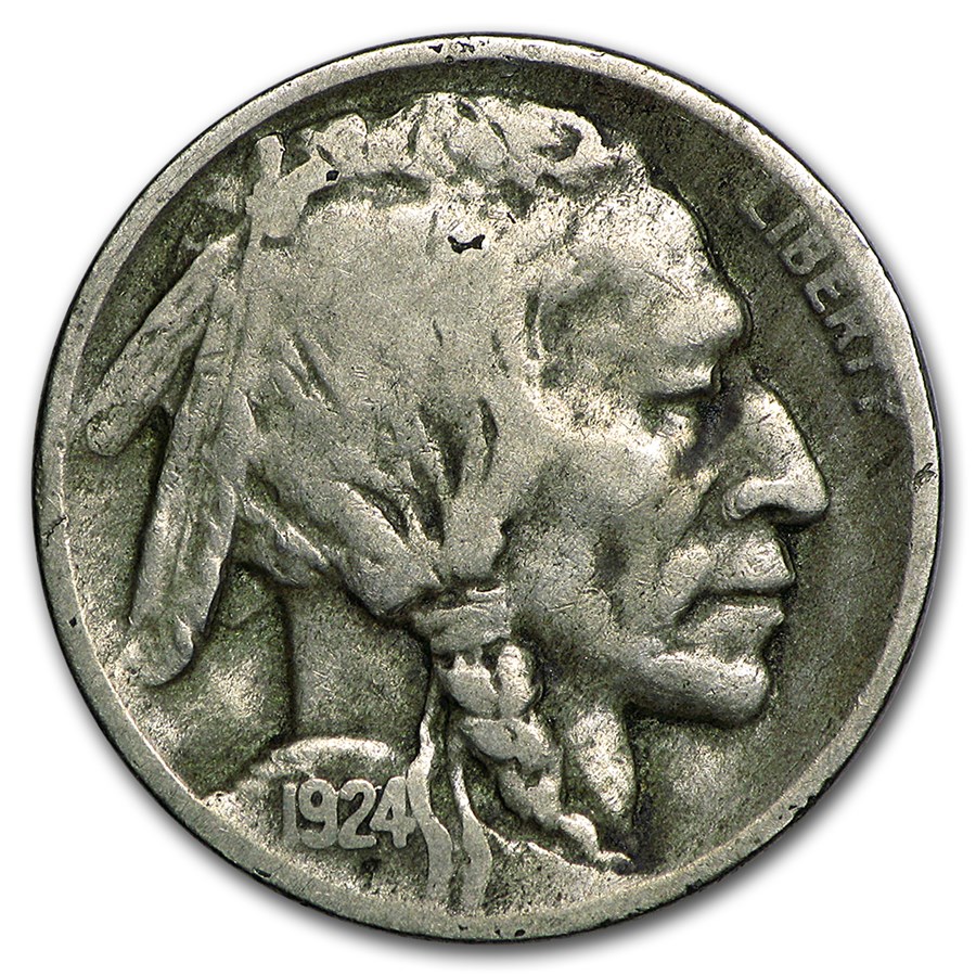 1924-D Buffalo Nickel VF