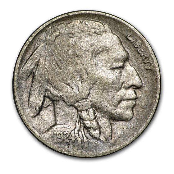 1924-D Buffalo Nickel XF