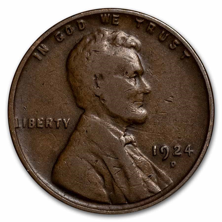 1924-D Lincoln Cent VF