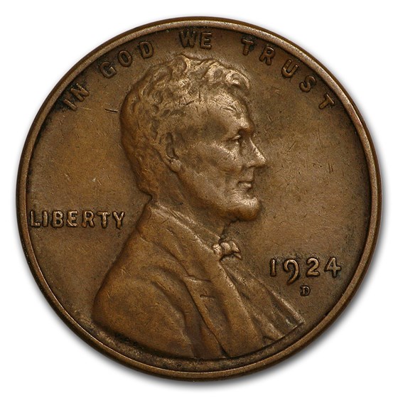 1924-D Lincoln Cent VF